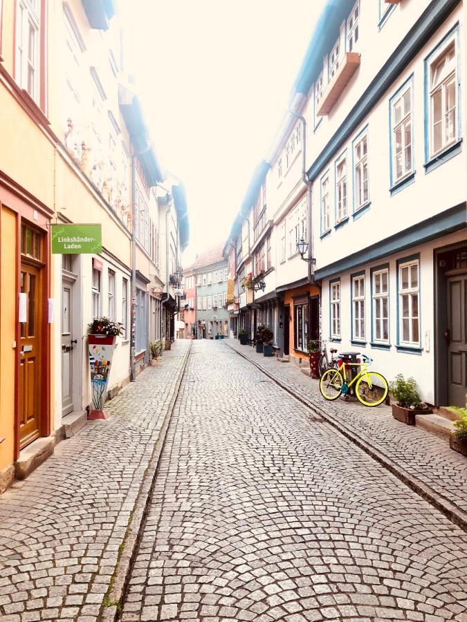 Ferienwohnungen Mey Haus Zum Rosenstock Érfurt Exterior foto